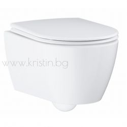 Конзолна тоалетна чиния Grohe Essence, с капак с метални панти