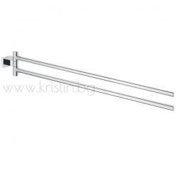 Двоен хавлийник за кърпи Grohe Essentials Cube
