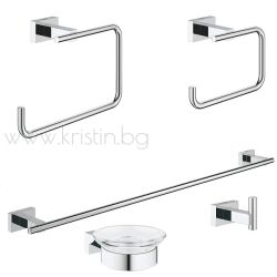 Комплект аксесоари за баня Grohe Essentials Cube 5 в 1