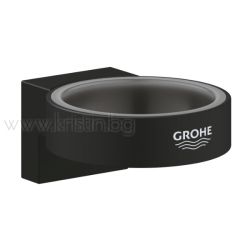 Държач Grohe Selection, за чаша, дозатор, черен мат