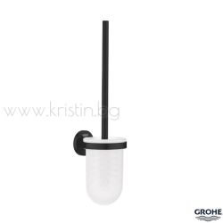 Четка за тоалетна чиния Grohe Essentials черен мат
