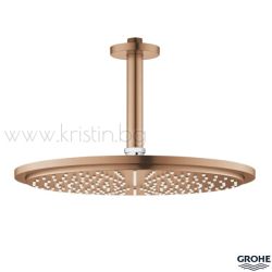 Душ пита с рамо за таван Grohe Rainshower Cosmopolitan 310, в цвят Brushed Warm Sunset