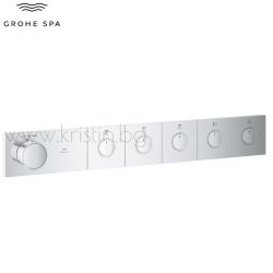 Термостат за вграждане Grohtherm Aqua Tiles Samrtcontrol, хром, с пет изхода
