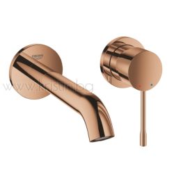 Смесител за вграждане за мивка Grohe Essence Warm Sunset, двудупков монтаж