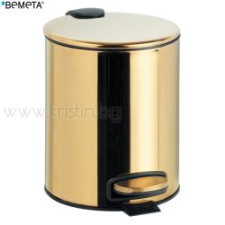 Кошче за отпадъци Bemeta Brilo, в цвят злато гланц