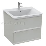 Шкаф за мивка Connect Air 60 см, светло сив