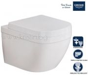 Конзолна тоалетна чиния Grohe Euro Ceramic Compact, с покритие Pureguard