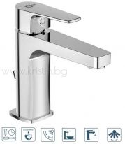 Смесител за мивка Esla Ideal Standard студен старт, с изпразнител
