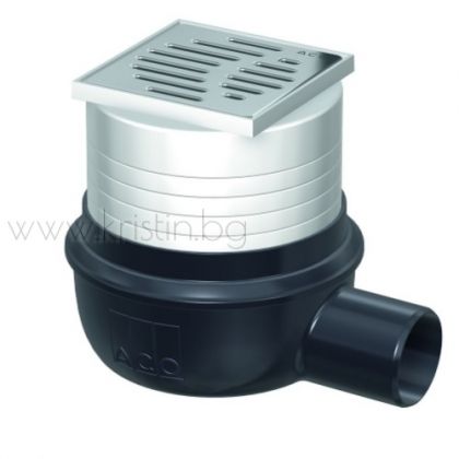 Подов сифон ACO Easy Flow с решетка 10х10 см