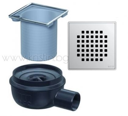 Подов сифон ACO Easyflow Showerpoint Quadrato 5141.08.22