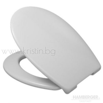 Капак и седалка за тоалетна чиния Perca Soft close Hamberger 