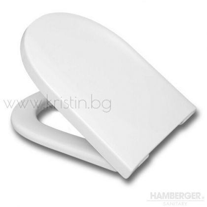 Капак и седалка Becan Soft close Hamberger за тоалетна чиния Roca The Gap