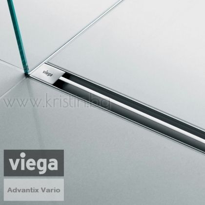 Линеен  сифон Viega Advantix Vario 30-120 см, плосък модел 