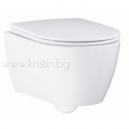 Конзолна тоалетна чиния Grohe Essence, с капак с метални панти