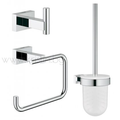 Комплект аксесоари за баня Grohe Essentials Cube 3 в 1