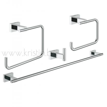 Комплект аксесоари за баня Grohe Essentials Cube 4 в 1