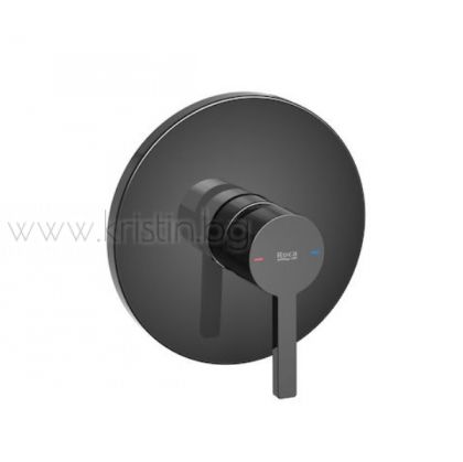 Смесител за  вграждане за душ Naia Titanium black