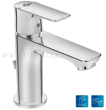 Смесител за мивка Connect Air A7007AA с покритие хром и висок чучур
