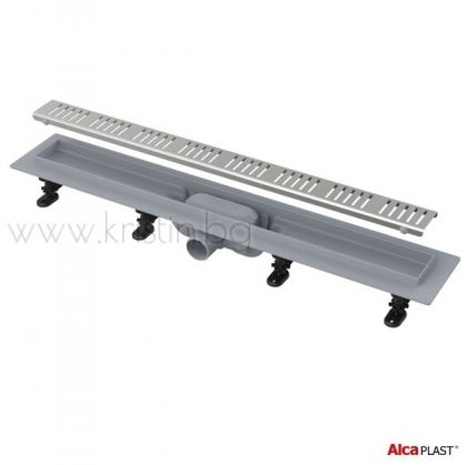 Линеен сифон Alcaplast APZ10 Simple с решетка с напречни отвори