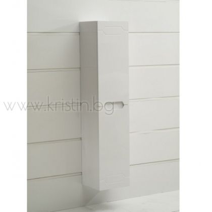 PVC шкаф-колона за баня ICP 3028, с кош за дрехи