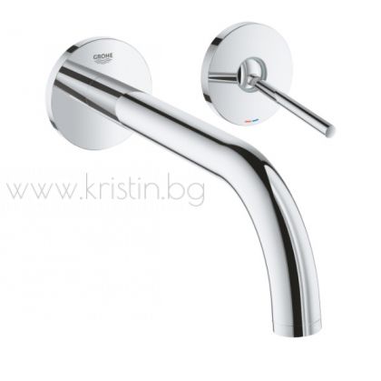 Смесител за вграждане за мивка Grohe Atrio Joystick, двудупков, с чучур 221 мм