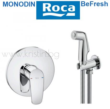 Хигиенен душ Roca Be Fresh и смесител за вграждане Monodin