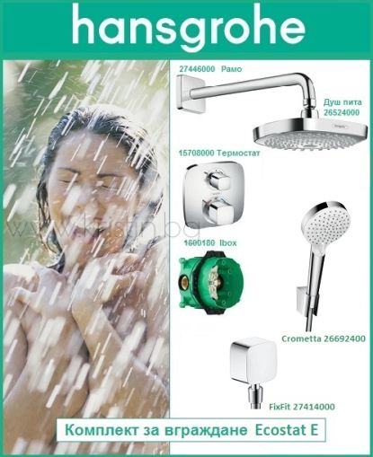 Hansgrohe комплект за вграждане Select E