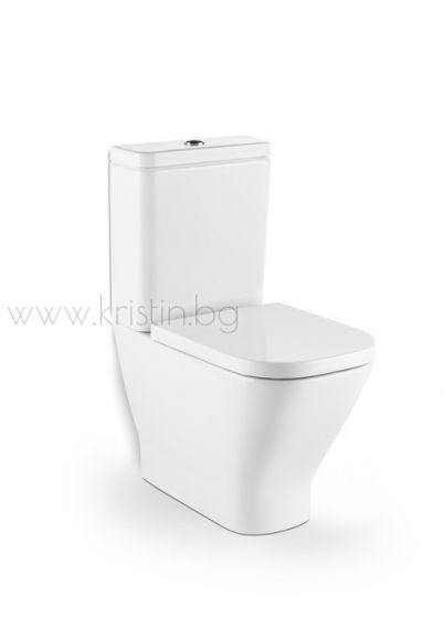Моноблок Roca The Gap Compact 600 мм Clean Rim, с капак с плавно затваряне