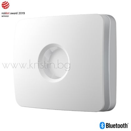 Смарт вентилатор за баня Fresh Intellivent Ice бял, Ф105-130 мм