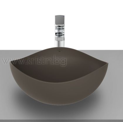 Мивка за монтаж върху плот Fineceramic, Roca Ruy Ohtake Coffee
