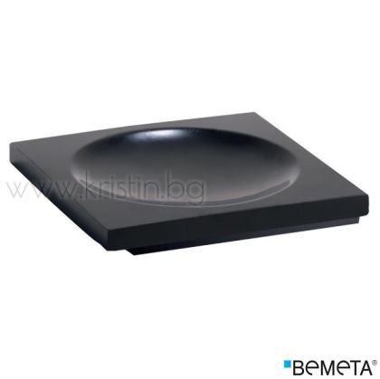 Сапунерка Bemeta Gamma, свободностояща, черен цвят