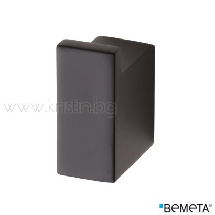 Черна единична закачалка Bemeta Nero