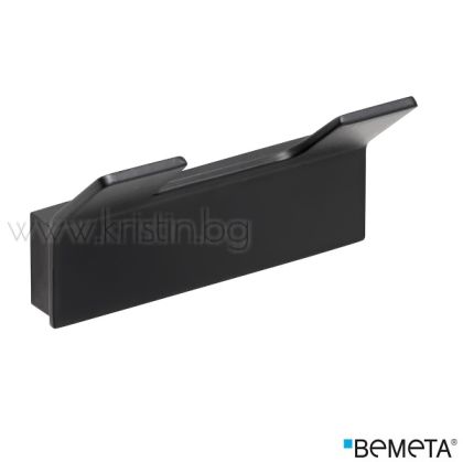 Черна двойна закачалка Bemeta Nero