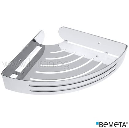 Ъглова етажерка Bemeta Cytro 102308061 изработена от масивен месинг  с покритие хром.