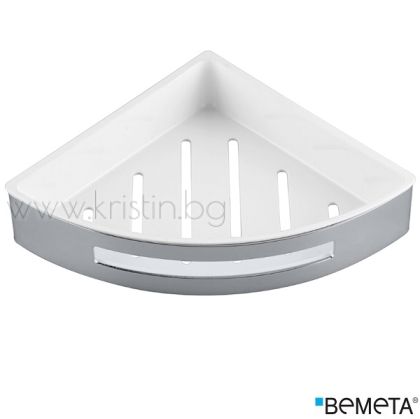 Ъглова етажерка неръждаема стомана и пластмаса , Bemeta Cytro