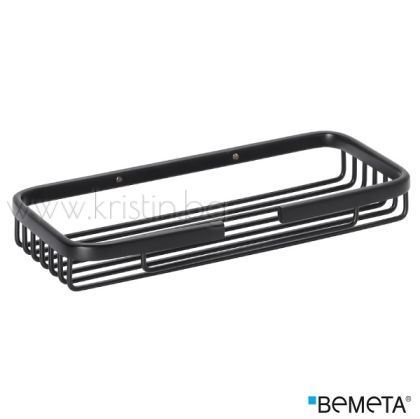 Черна кошница за душ зона, Bemeta Cytro 230х30х100 мм