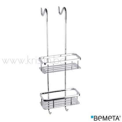 Двойна кошничка за стъклен душ параван Bemeta Cytro 250х705х205 мм, хром