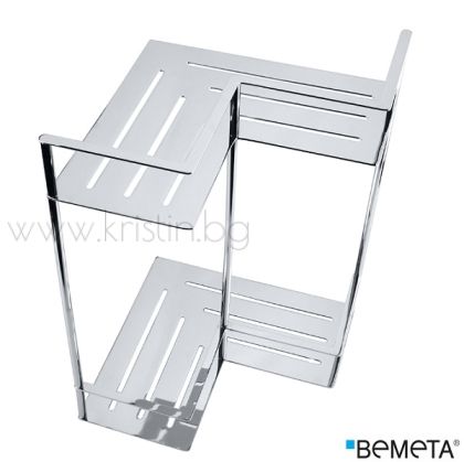Двойна ъглова поставка за душ Bemeta Cytro 355х375х240 мм, хром