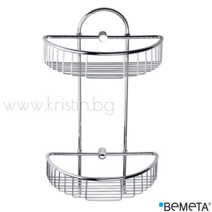 Двойна кошница за душ Bemeta Cytro 275х485х155 мм, хром
