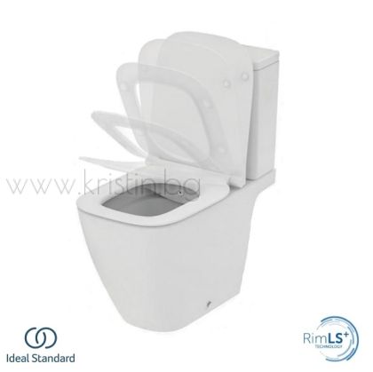 Моноблок I Life B  Ideal Standard с вградено биде  и ултратънък капак и седалка с плавно затваряне.