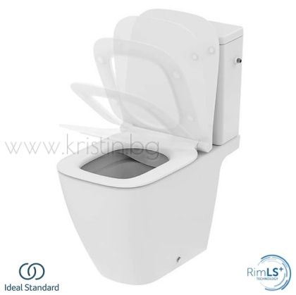 Моноблок Ideal Standard I LIfe B T534801, с тоалетна чиния без ринг и система на измиване RimLS +.