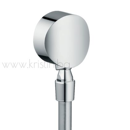 Стенно коляно Hansgrohe Fixfit S, със сферична връзка за шлаух