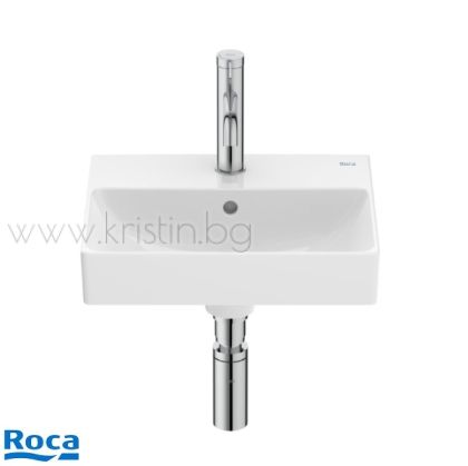 Малка мивка за баня 40х32 см Roca ONA Fineceramic Compact, за стенен монтаж или за върху мебел