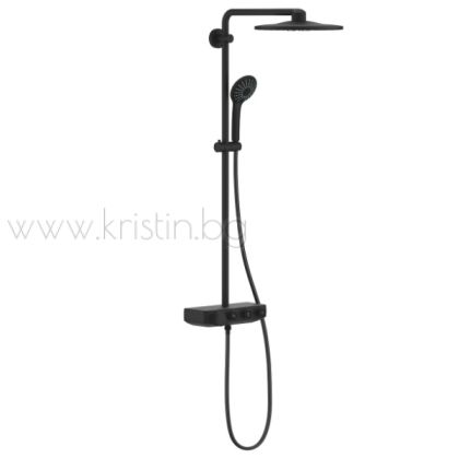 Grohe Euphoria SmartControl 310 Duo Phantom Black, душ система с термостат