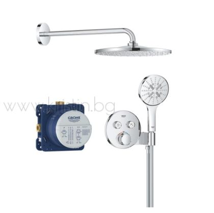 Grohtherm Smartcontrol и Rainshower 310 Mono, комплект термостат за вграждане