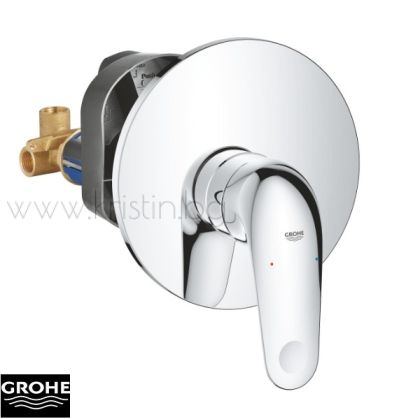 GROHE Euro Eco душ за вграждане, комплект с тяло за вграждане
