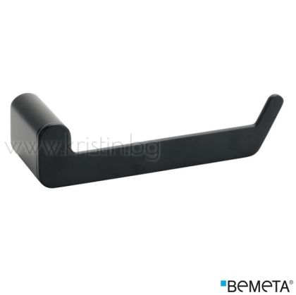 Държач за тоалетна хартия Bemeta Organic Black, без капак