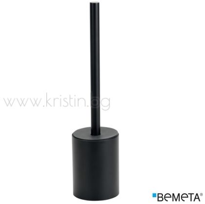 Четка за тоалетна чиния Bemeta Organic Black, стенен монтаж