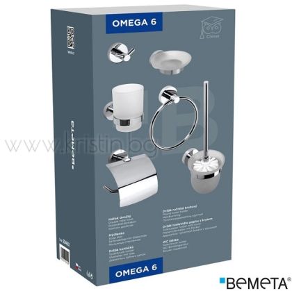 Комплект аксесоари за баня Omega , 6 части