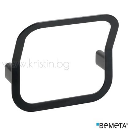 Ринг за кърпи Bemeta Organic Black, стенен монтаж
